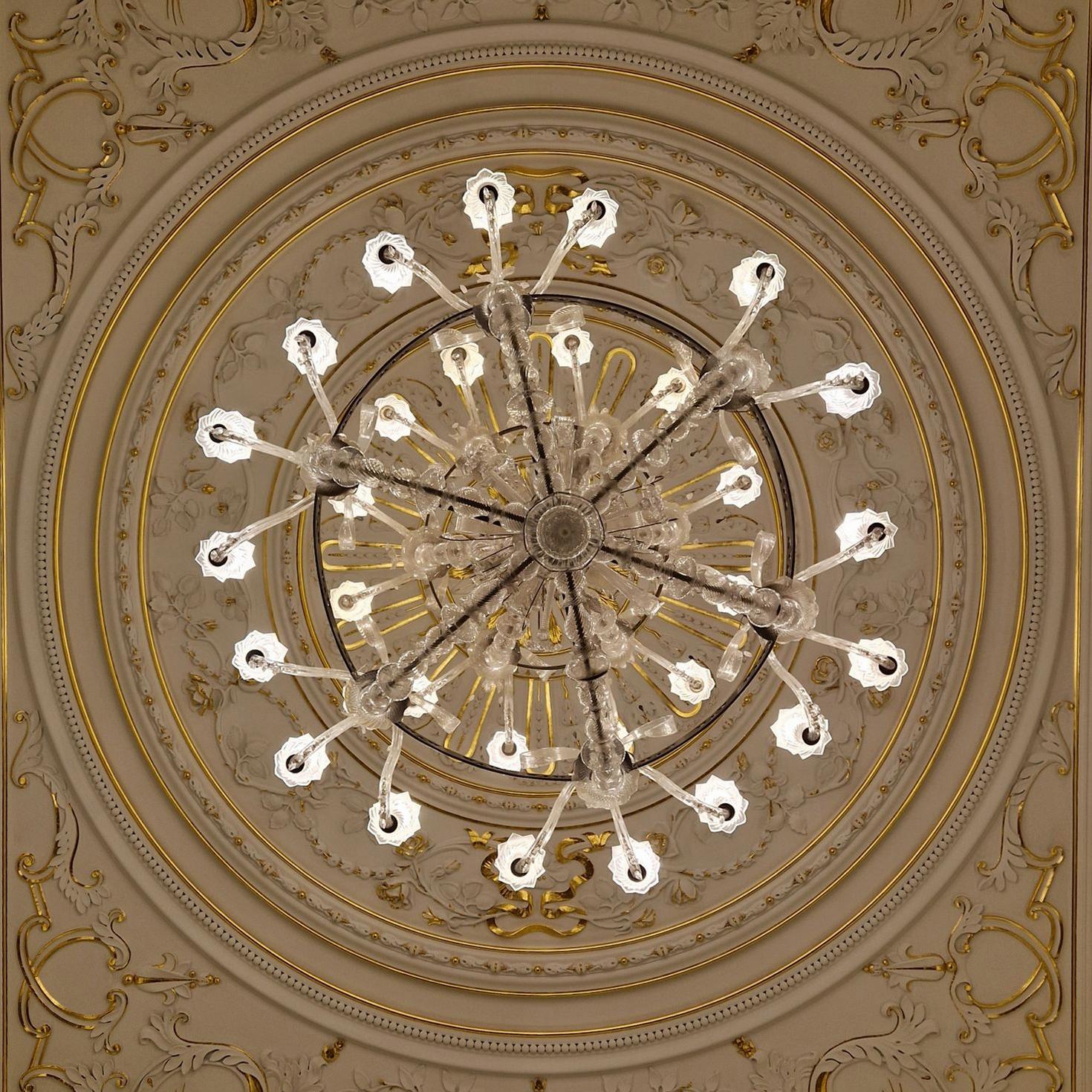 Ornate Semi-Flush