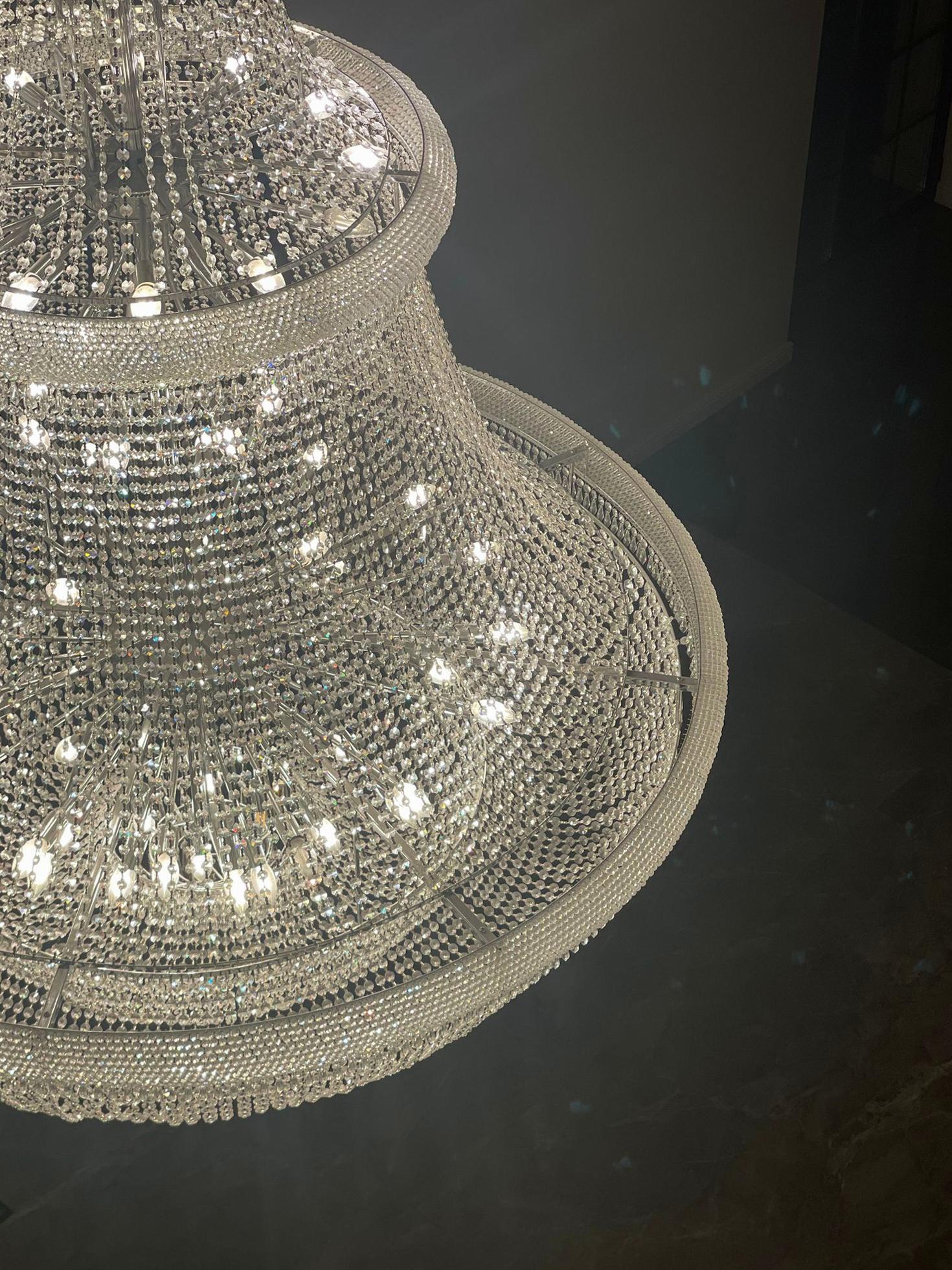 Prismatic Waterfall Chandelier